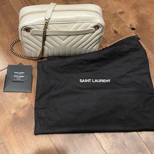 Saint Laurent cream color bag